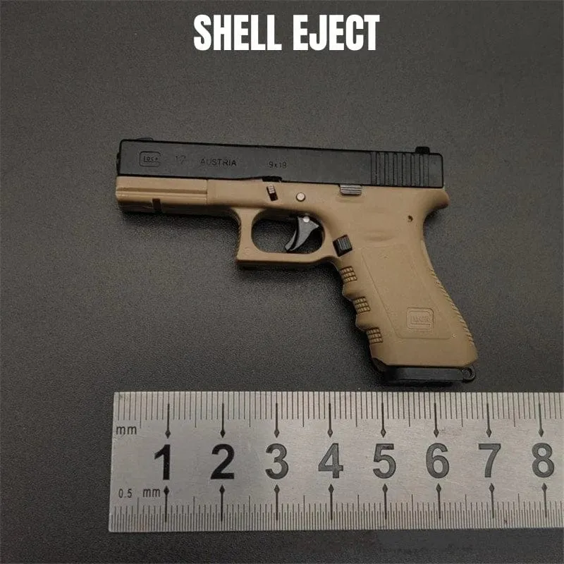 1:3 Massivholz Griff 1911 Metall Schlüsselanhänger Modell Spielzeug Pistole Miniatur Legierung Pistole Sammlung Spielzeug Geschenk Anhänger