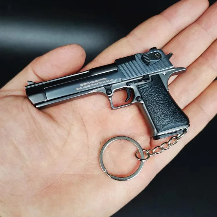 1:3 Massivholz Griff 1911 Metall Schlüsselanhänger Modell Spielzeug Pistole Miniatur Legierung Pistole Sammlung Spielzeug Geschenk Anhänger