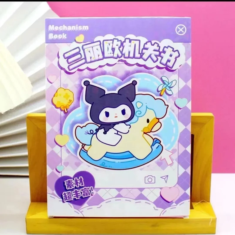 Sanrio Kawali My Melody Cinnamoroll Pochacco Pompompurin Stickerspiele Ruhiges Buch Lustiges DIY Anime Mädchen Geschenk Geschenk Spielzeug für Kinder
