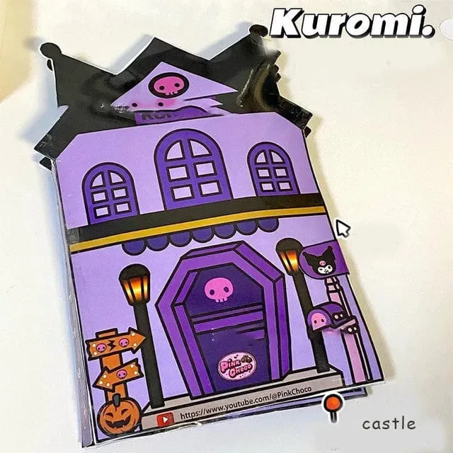 Sanrio Kawali My Melody Cinnamoroll Pochacco Pompompurin Stickerspiele Ruhiges Buch Lustiges DIY Anime Mädchen Geschenk Geschenk Spielzeug für Kinder
