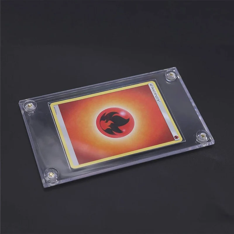 Top Loader Kunststoff Sammelhalter Schutz Brettspiel Sammelkarten Karten Außenhüllen TCG Spiel Sammlung Karte Hobbys Aufbewahrung
