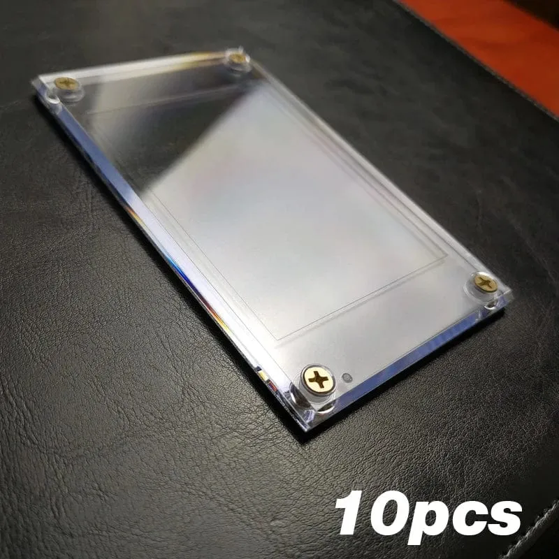 Top Loader Kunststoff Sammelhalter Schutz Brettspiel Sammelkarten Karten Außenhüllen TCG Spiel Sammlung Karte Hobbys Aufbewahrung