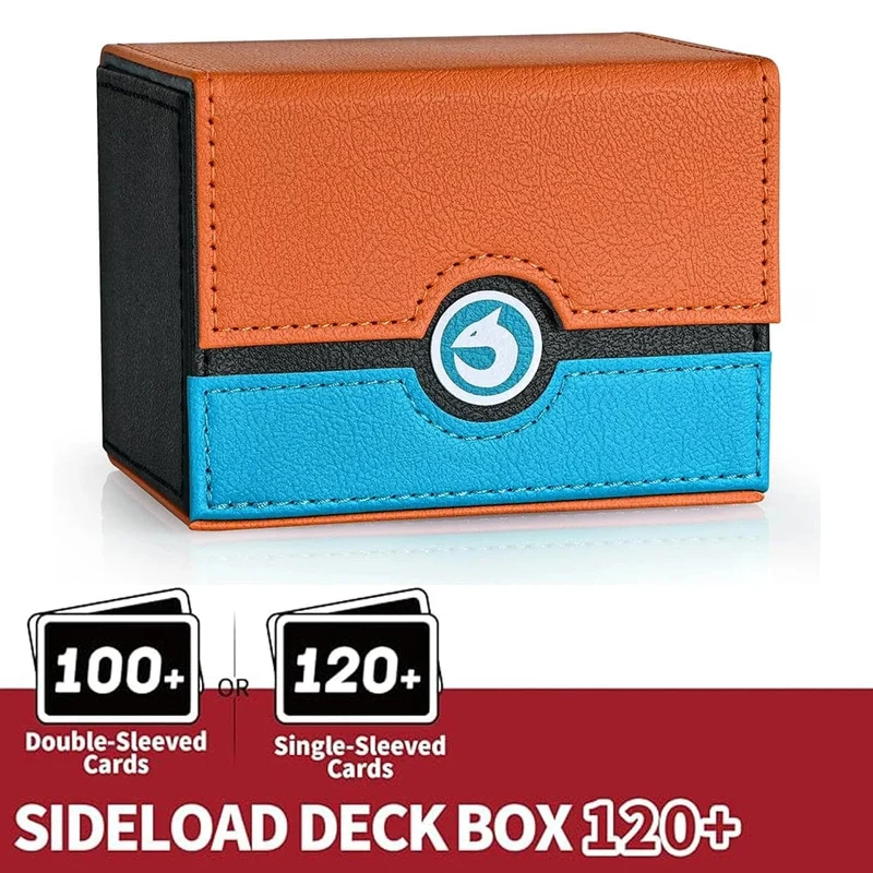 Deck Kartenetui Spiel PTCG 100+ Kartendeck Etui Aufbewahrungsbox MTG Brettspielzeug Spielsammlung Karten Organizer Kartendeck Box Geschenk
