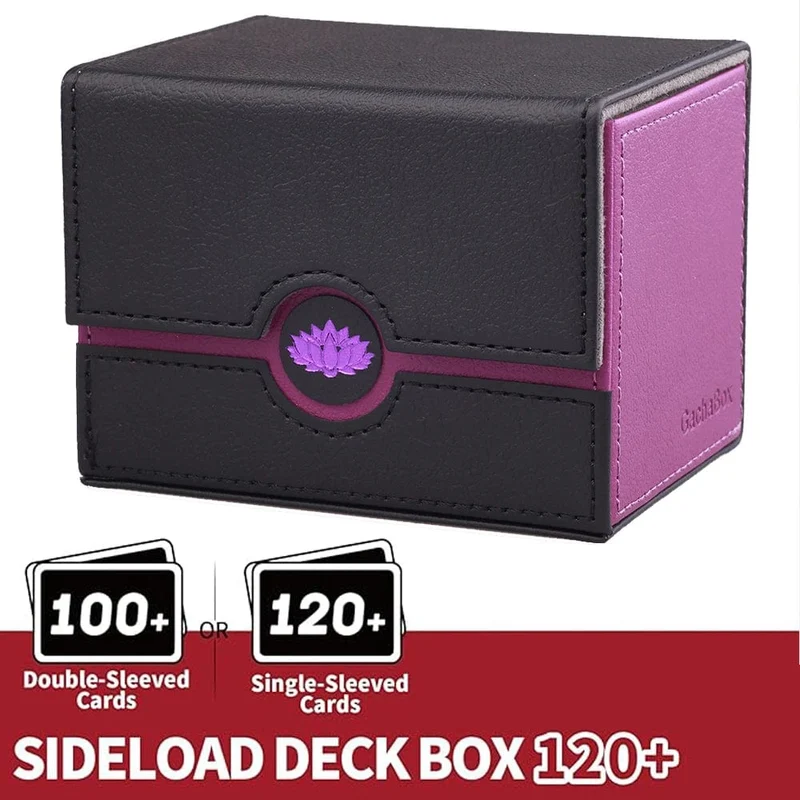 Deck Kartenetui Spiel PTCG 100+ Kartendeck Etui Aufbewahrungsbox MTG Brettspielzeug Spielsammlung Karten Organizer Kartendeck Box Geschenk