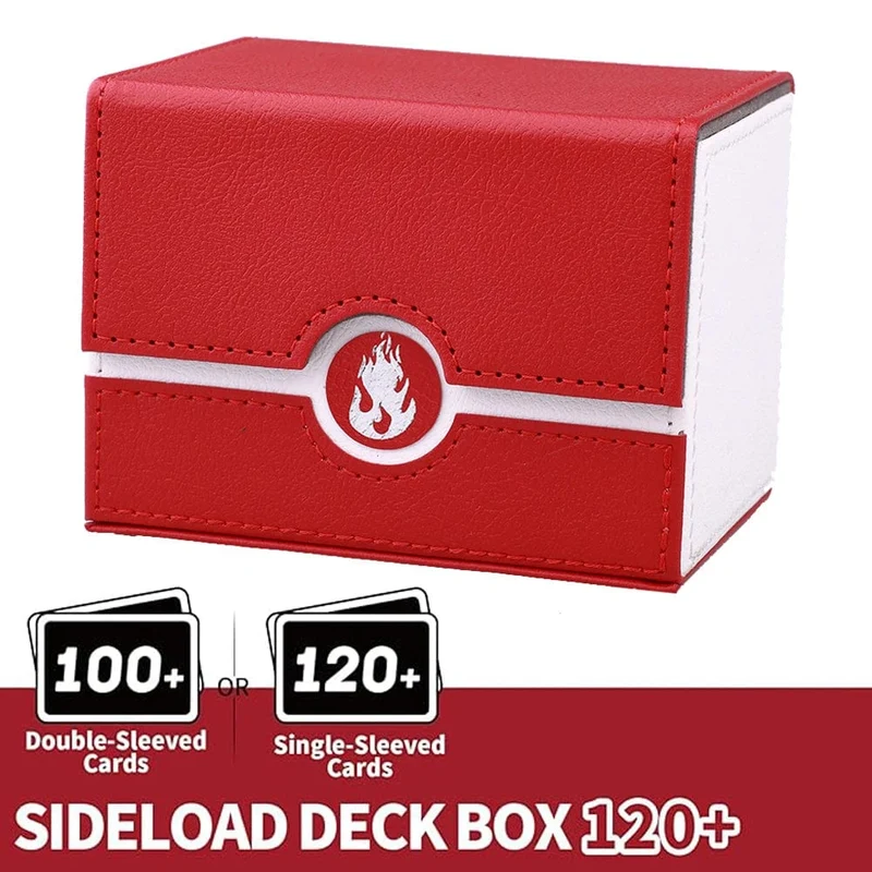 Deck Kartenetui Spiel PTCG 100+ Kartendeck Etui Aufbewahrungsbox MTG Brettspielzeug Spielsammlung Karten Organizer Kartendeck Box Geschenk