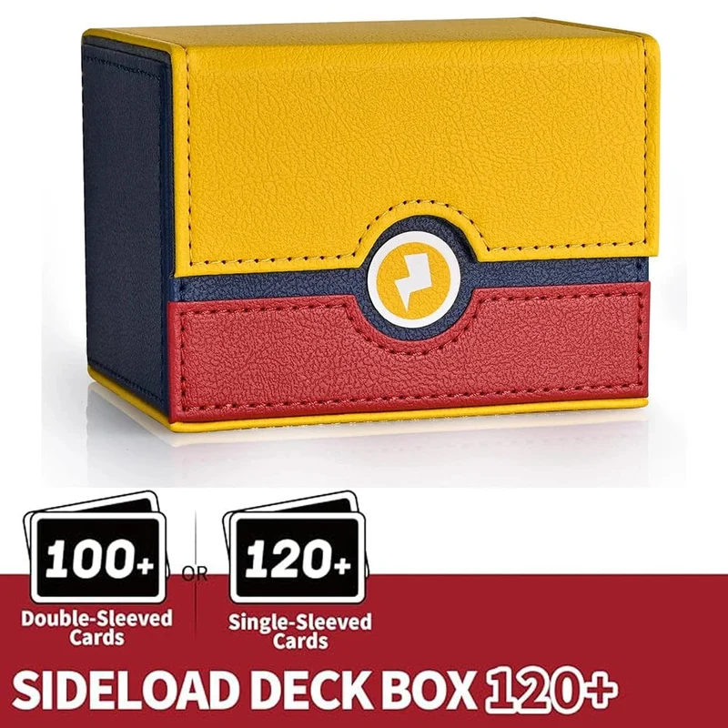 Deck Kartenetui Spiel PTCG 100+ Kartendeck Etui Aufbewahrungsbox MTG Brettspielzeug Spielsammlung Karten Organizer Kartendeck Box Geschenk