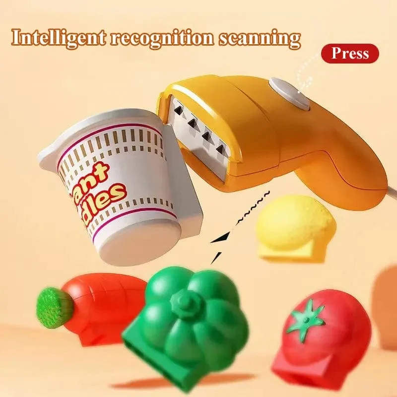 Rollenspiel-Rechner, Registrierkasse, Spielzeug, Supermarkt, Laden, Kassierer, mit Scanner, Mikrofon, Kreditkarte, Geschenke für Kinder