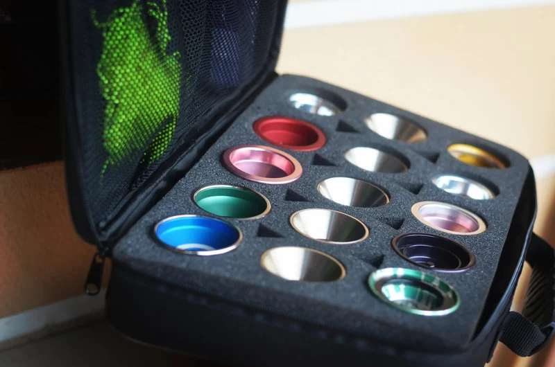 ACEYO YOYO Bag 15 Löcher Yo-Yo-Eintrittspaket Professionelle Yoyo-Sammeltasche Yoyo-Zubehörtasche