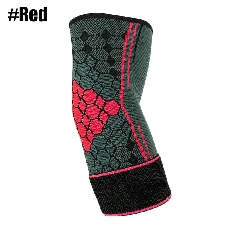 1-teilige Ellenbogenbandage, Kompressionshülse, Armstütze, elastische Hülse mit Riemen für Golf, Basketball, Tennis, Training, Arthritis, Schmerzlinderung