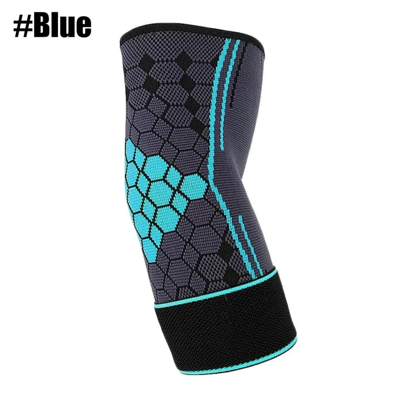 1-teilige Ellenbogenbandage, Kompressionshülse, Armstütze, elastische Hülse mit Riemen für Golf, Basketball, Tennis, Training, Arthritis, Schmerzlinderung