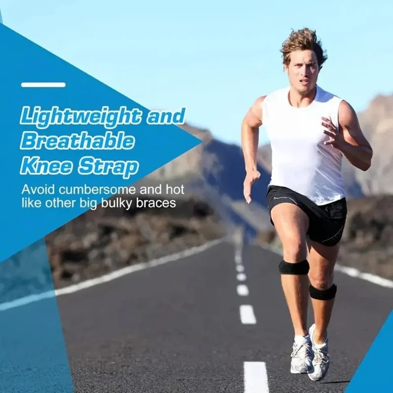 Verstellbare Kniesehne, Patellagurt, Sehnenstützband, Knie-Schmerzlinderung, Brace-Pads für Laufen, Basketball, Wandern, Sehnenscheidenentzündung