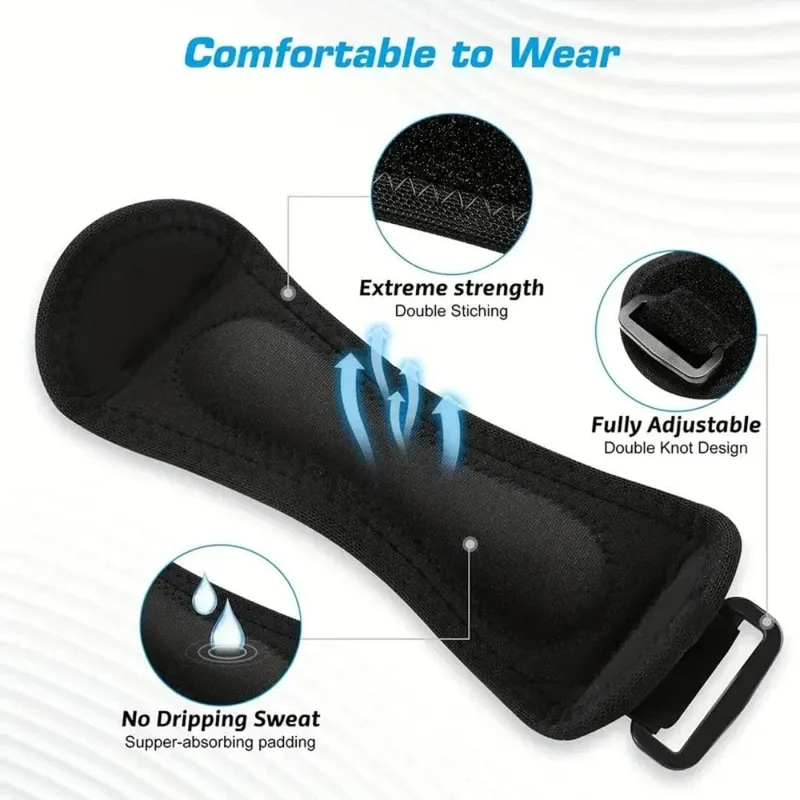 Verstellbare Kniesehne, Patellagurt, Sehnenstützband, Knie-Schmerzlinderung, Brace-Pads für Laufen, Basketball, Wandern, Sehnenscheidenentzündung