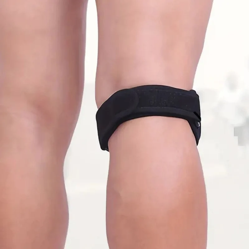 Verstellbare Kniesehne, Patellagurt, Sehnenstützband, Knie-Schmerzlinderung, Brace-Pads für Laufen, Basketball, Wandern, Sehnenscheidenentzündung