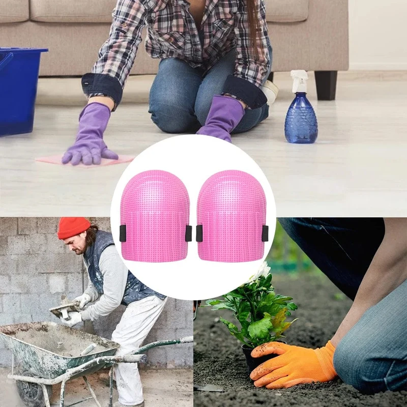 1 Paar Knieschoner aus weichem Schaumstoff für die Arbeit, Kniestütze, Polsterung für Gartenarbeit, Reinigung, Schutz, Sport, Knieschoner, Bauarbeiter, Sicherheit am Arbeitsplatz
