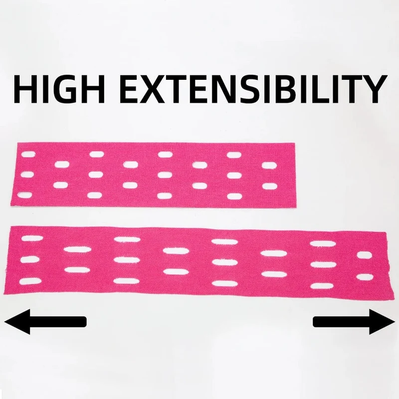 Kindmax Hole Kinesiology Tape Knieschoner für Körpersport, elastisches Sporttape zur Muskelunterstützung, Zerrungsverletzung, Schmerzlinderung