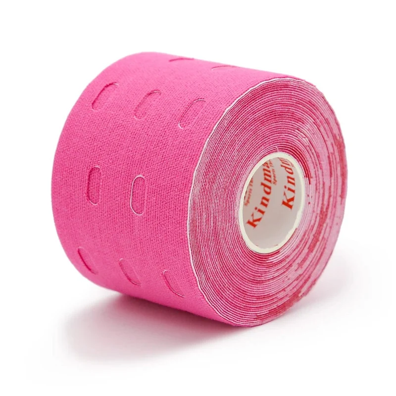 Kindmax Hole Kinesiology Tape Knieschoner für Körpersport, elastisches Sporttape zur Muskelunterstützung, Zerrungsverletzung, Schmerzlinderung