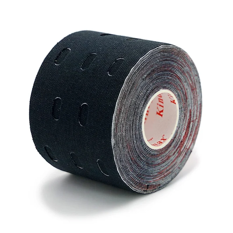 Kindmax Hole Kinesiology Tape Knieschoner für Körpersport, elastisches Sporttape zur Muskelunterstützung, Zerrungsverletzung, Schmerzlinderung