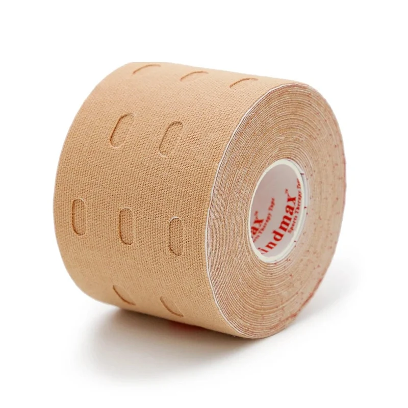 Kindmax Hole Kinesiology Tape Knieschoner für Körpersport, elastisches Sporttape zur Muskelunterstützung, Zerrungsverletzung, Schmerzlinderung