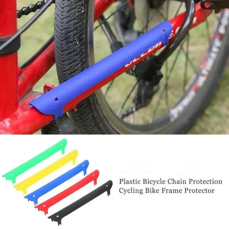 1PC Kunststoff Fahrrad Kette Schutz Radfahren Rahmen Schutz Kettenstrebe Hinten Gabel Schutz Abdeckung Pad MTB Rennrad Teile Zubehör
