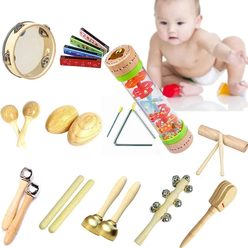 Holz Pädagogisches Spielzeug Musikinstrumente Für Kinder Rainmaker Regen Sticks Spiel Kid Montessori Rasseln Baby Spielzeug 0 12 Monate