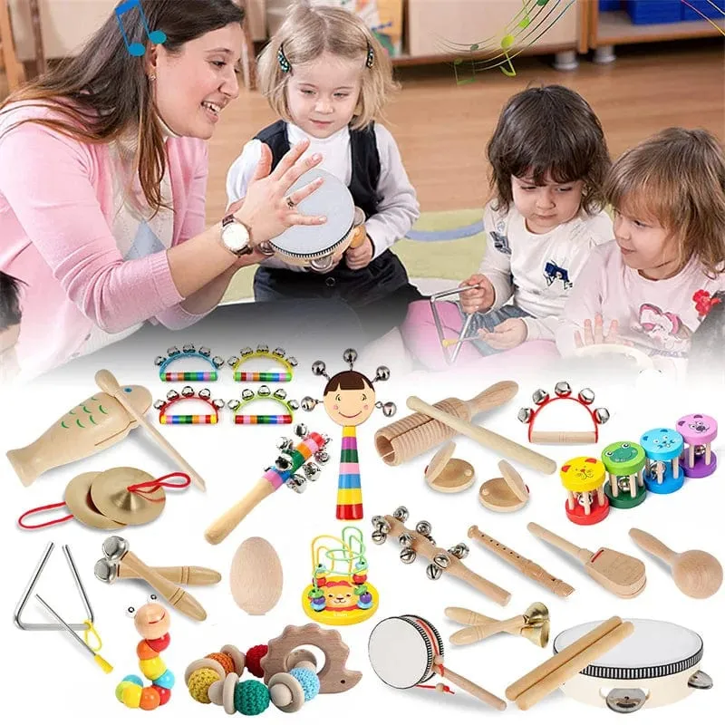 Holz Pädagogisches Spielzeug Musikinstrumente Für Kinder Rainmaker Regen Sticks Spiel Kid Montessori Rasseln Baby Spielzeug 0 12 Monate