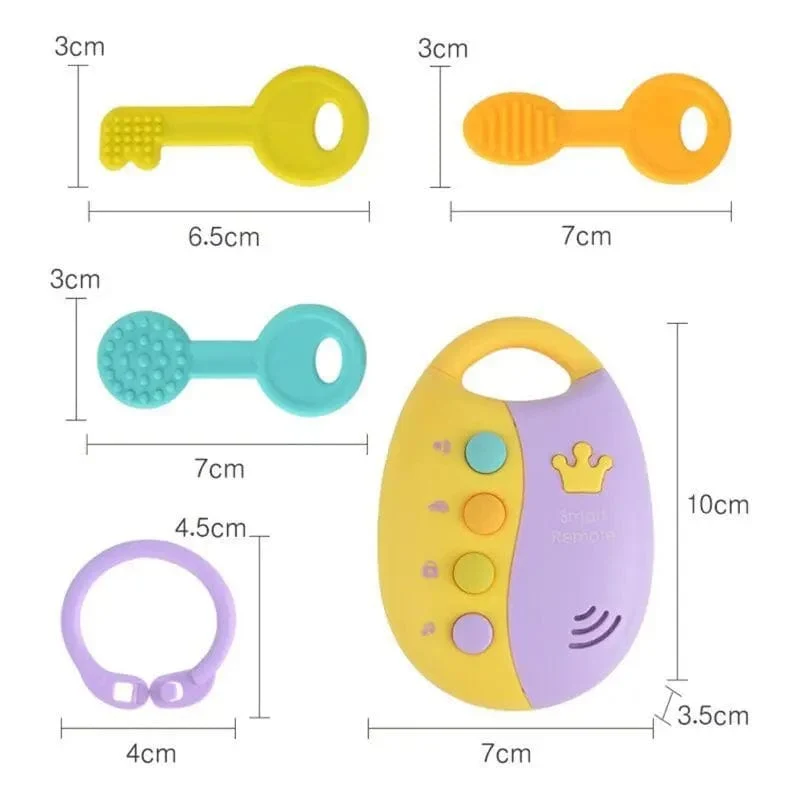 Neue Kinder Pretend spielen Baby Musik Spielzeug Musical Auto Key Vocal Smart Remote-Auto Stimmen Pretend Spielen Pädagogisches Spielzeug