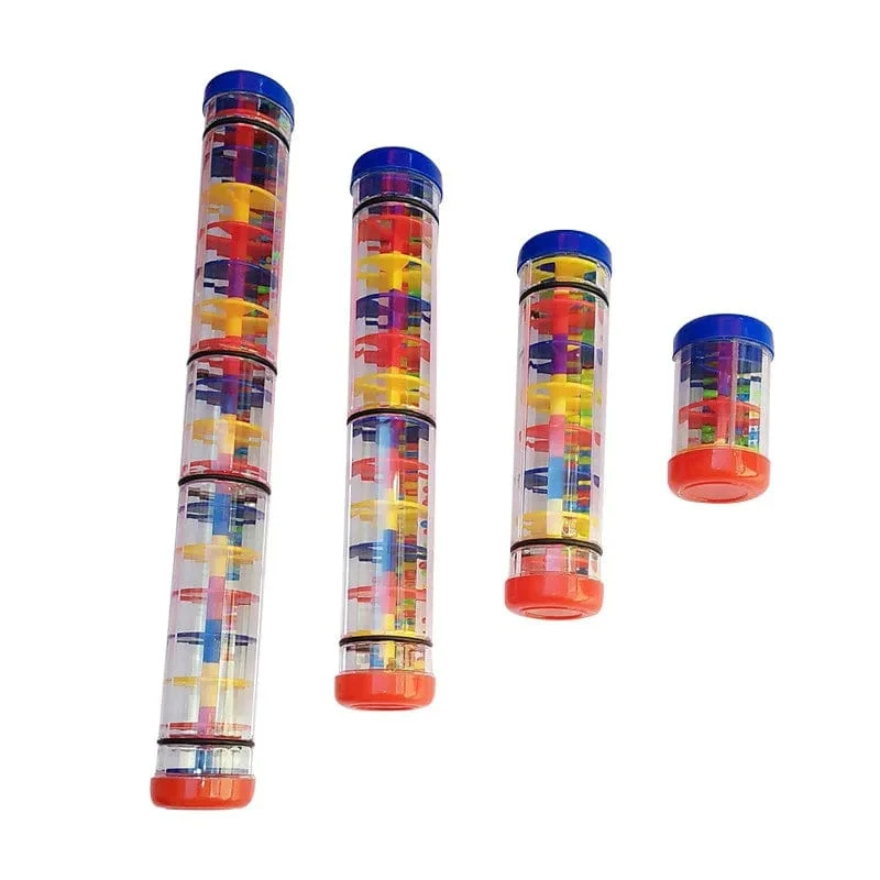 Babyspielzeug 6–12 Monate, entwicklungsfördernd, sensorischer Regenstab, Shaker, Rassel, Regenmacher, Babyspielzeug, Regenstab, Musikinstrument für Babys