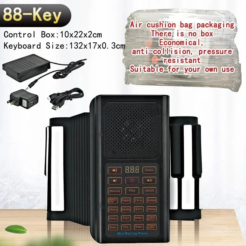 88 61 Tasten Hand Roll Piano Spielzeug für Kinder Jungen pädagogisches Tasteninstrument Mädchen lernen Musik Kinder elektronisches Musical