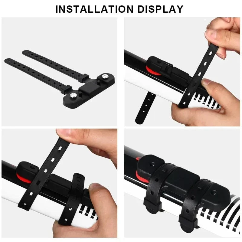 Fahrrad Flaschenhalter Adapter 5 Farben Silikon Flaschenhalter Gurt Sattelstütze Gabel Rahmen Multi-Position Montage Fahrradteile