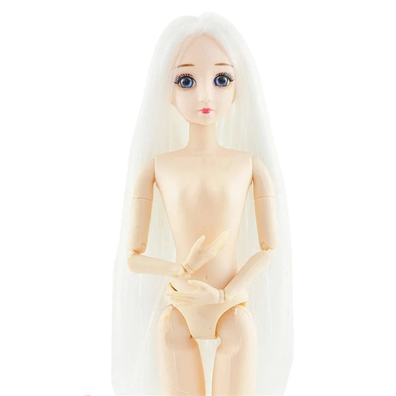 30cm Puppenspielzeug für Mädchen 1/6 BJD Puppen Körper Make-up 3D Augen Schöne Prinzessin Baby Mädchen Puppen Plastik DIY Spielzeug für Mädchen