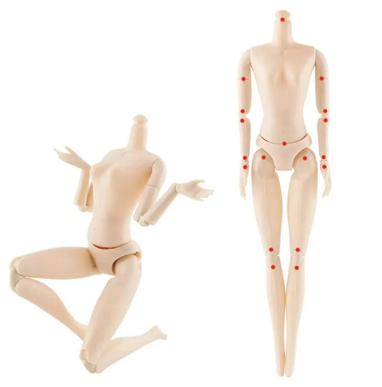 30cm Puppenspielzeug für Mädchen 1/6 BJD Puppen Körper Make-up 3D Augen Schöne Prinzessin Baby Mädchen Puppen Plastik DIY Spielzeug für Mädchen