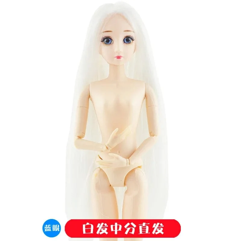 30cm Puppenspielzeug für Mädchen 1/6 BJD Puppen Körper Make-up 3D Augen Schöne Prinzessin Baby Mädchen Puppen Plastik DIY Spielzeug für Mädchen