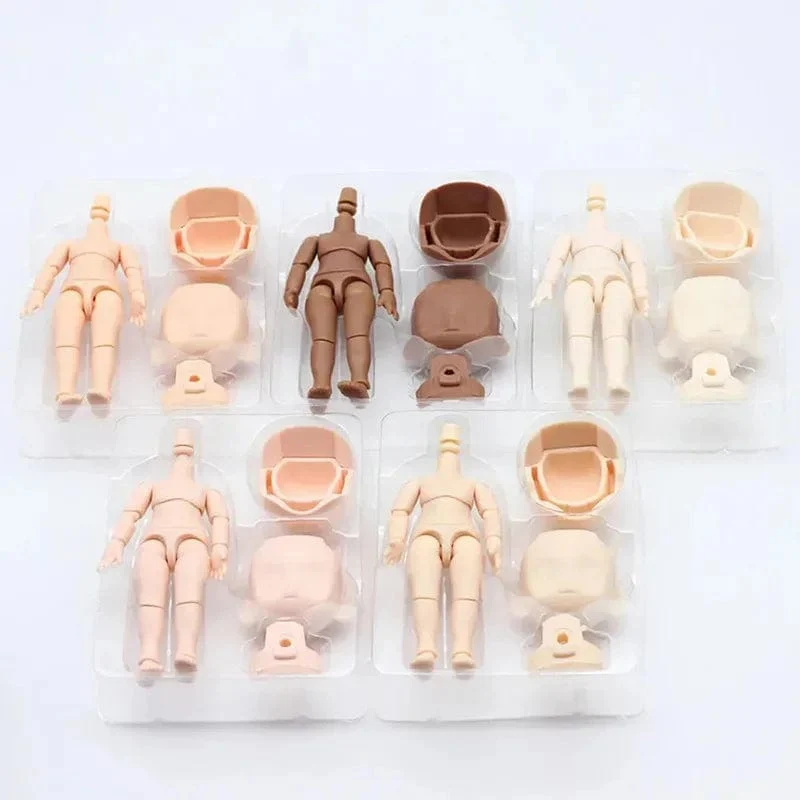 OB11 Körper oder GSC Kopf Rosa/Normal/Weiß/Kaffeefarbener Körper 1/12 Bjd Puppenzubehör Anziehspielzeug Geschenk