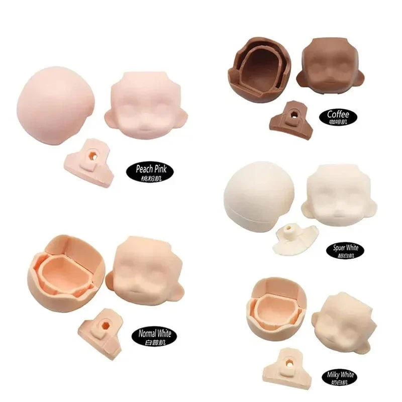 OB11 Körper oder GSC Kopf Rosa/Normal/Weiß/Kaffeefarbener Körper 1/12 Bjd Puppenzubehör Anziehspielzeug Geschenk