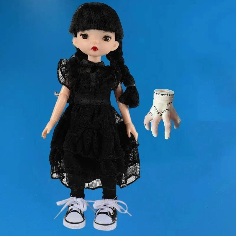 Mode 1/6 Bjd Puppe Schwarz Geflecht 30 cm Puppe Mehrere Gemeinsame Mobilität Mädchen Kinder Puppe Spielzeug Geschenk
