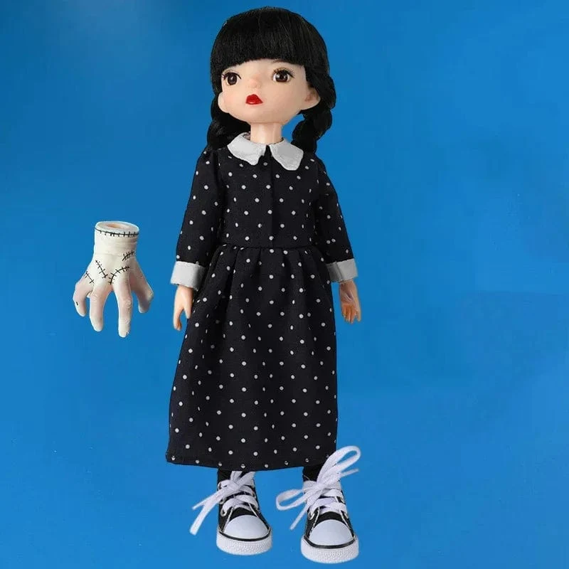 Mode 1/6 Bjd Puppe Schwarz Geflecht 30 cm Puppe Mehrere Gemeinsame Mobilität Mädchen Kinder Puppe Spielzeug Geschenk