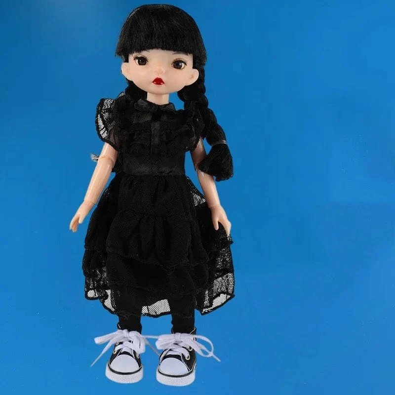 Mode 1/6 Bjd Puppe Schwarz Geflecht 30 cm Puppe Mehrere Gemeinsame Mobilität Mädchen Kinder Puppe Spielzeug Geschenk