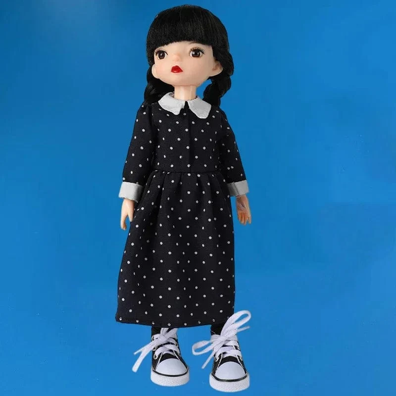 Mode 1/6 Bjd Puppe Schwarz Geflecht 30 cm Puppe Mehrere Gemeinsame Mobilität Mädchen Kinder Puppe Spielzeug Geschenk