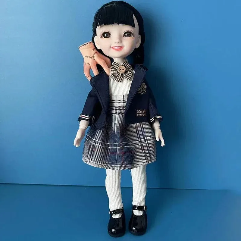 Mode 1/6 Bjd Puppe Schwarz Geflecht 30 cm Puppe Mehrere Gemeinsame Mobilität Mädchen Kinder Puppe Spielzeug Geschenk