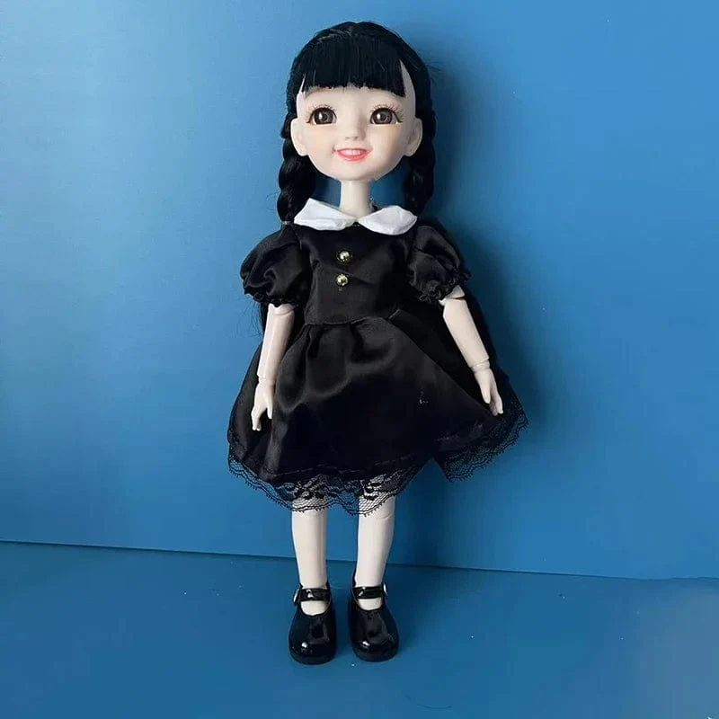 Mode 1/6 Bjd Puppe Schwarz Geflecht 30 cm Puppe Mehrere Gemeinsame Mobilität Mädchen Kinder Puppe Spielzeug Geschenk