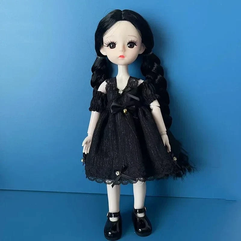 Mode 1/6 Bjd Puppe Schwarz Geflecht 30 cm Puppe Mehrere Gemeinsame Mobilität Mädchen Kinder Puppe Spielzeug Geschenk