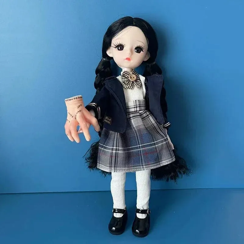 Mode 1/6 Bjd Puppe Schwarz Geflecht 30 cm Puppe Mehrere Gemeinsame Mobilität Mädchen Kinder Puppe Spielzeug Geschenk