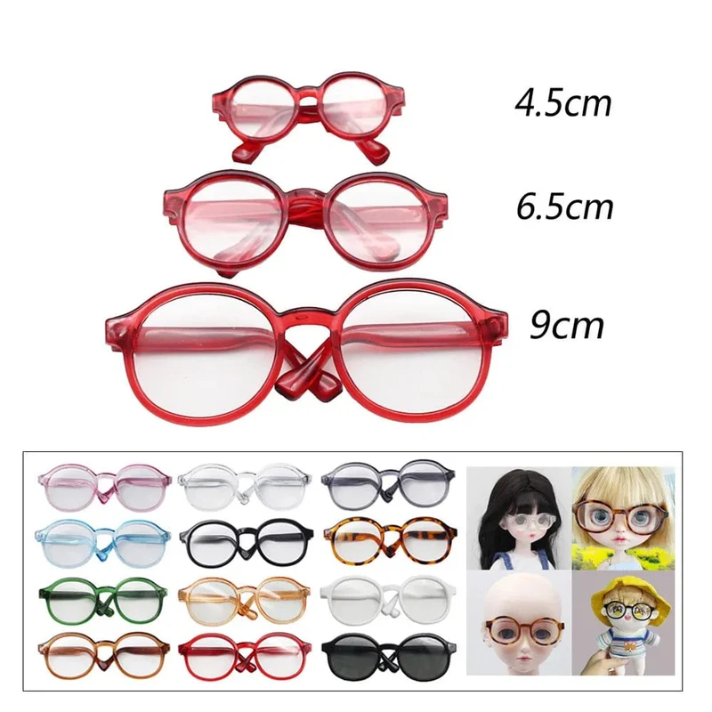 Modepuppenbrille für 1/3 1/6 1/8 60 cm BJD Blyth Puppe Plüschtier Sonnenbrille DIY Zubehör Anziehspielzeug Geschenk