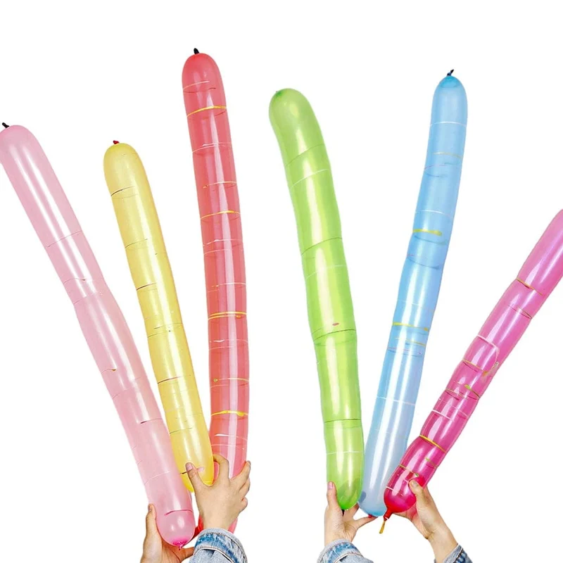 10/20PCS Rakete Lange Luftballons Aufblasbare Fliegende Luft Bälle Spielzeug Kinder Geburtstag Party Dekoration Latex Ballons Klassisches Spielzeug