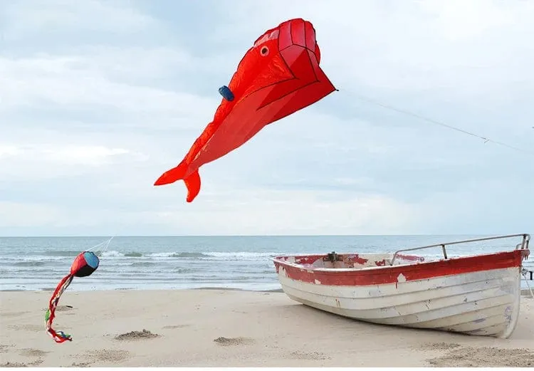 Kostenloser Versand großer Delphin-Drachen, der weiche Drachen fliegt, Linie Ripstop-Nylon, Outdoor-Spielzeug, Oktopus-Drachenfabrik, Alien, aufblasbare Drachen