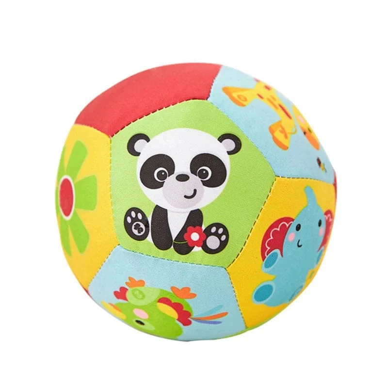 Aufblasbares Baby-Krabbelroller-Spielzeug mit Rassel und Ball, PVC, frühe Entwicklung, Fitness-Spielzeug, frühes pädagogisches Spielzeug für Kinder