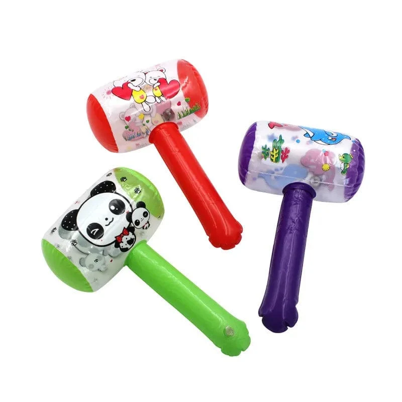 1-5 stücke Aufblasbarer Hammer Mit Bell Air Hammer Baby Kinder Spielzeug Party Favors Aufblasbares Spielzeug Pool Beach Party Spielzeug