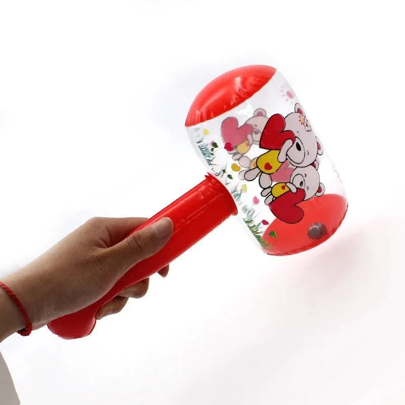 1-5 stücke Aufblasbarer Hammer Mit Bell Air Hammer Baby Kinder Spielzeug Party Favors Aufblasbares Spielzeug Pool Beach Party Spielzeug