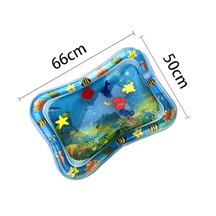 Meerestier-Druck, aufblasbare Baby-Spielmatte, Kleinkindspielzeug für Neugeborene, Jungen, Mädchen, Wasserunterhaltung, Spielen, Schwimmspiele, Spielzeug