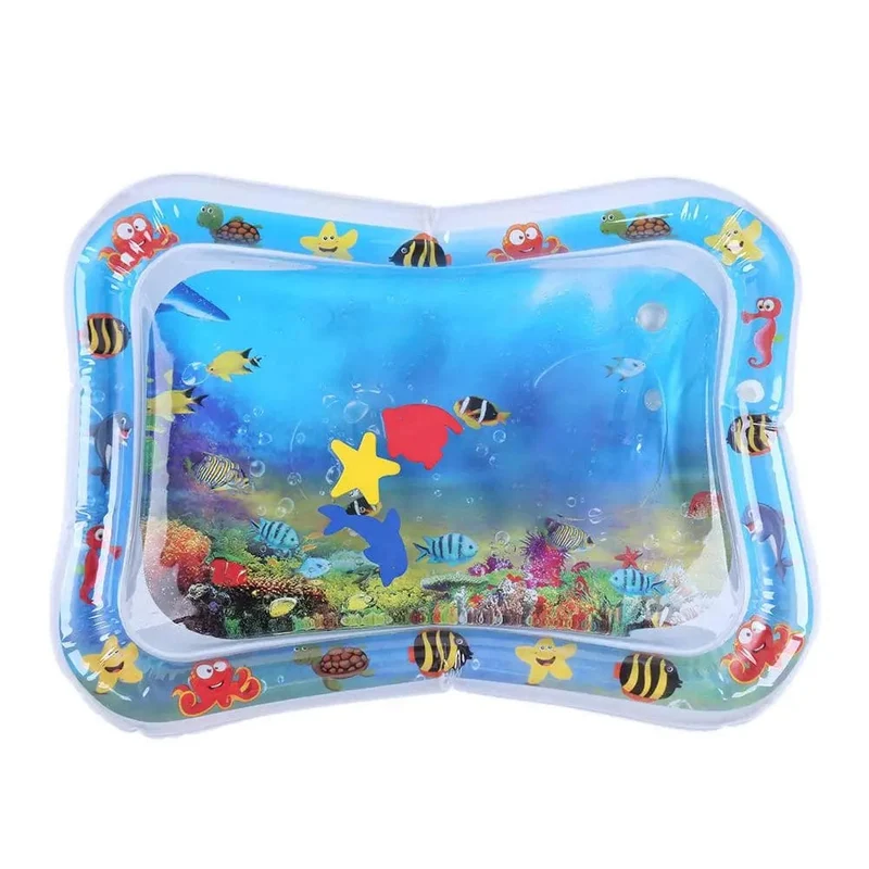 Meerestier-Druck, aufblasbare Baby-Spielmatte, Kleinkindspielzeug für Neugeborene, Jungen, Mädchen, Wasserunterhaltung, Spielen, Schwimmspiele, Spielzeug